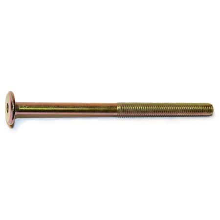 Midwest Fastener Binding Screw, 1.0mm (Coarse), Steel, Yellow Zinc, 4 PK 31628